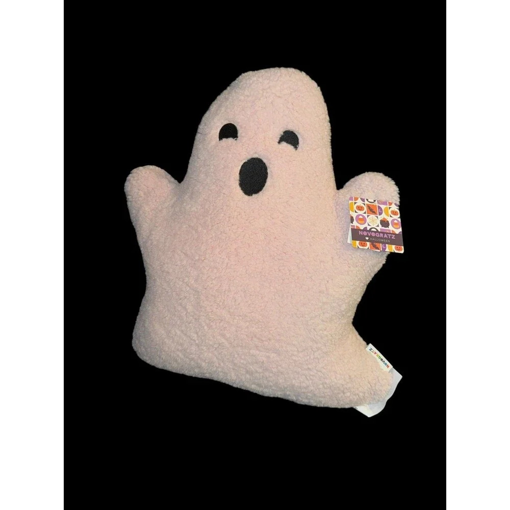 Tiktok Viral light pink Ghost Pillow throw Halloween spooky season